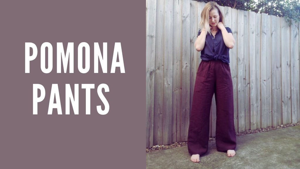 Pomona Pants in Chocolate Linen by Bri