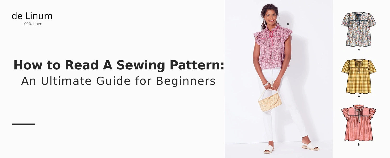 The Sewing Pattern Tutorials 11: pattern symbols and fabric
