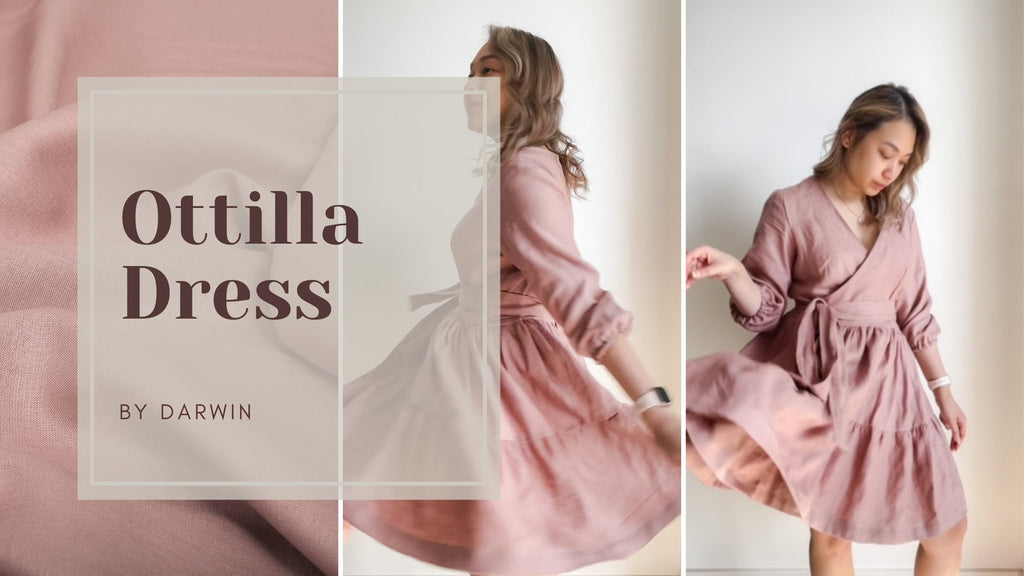 Ottilla Linen Dress by Darwin