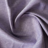 Yarn-dyed Lilac Fizz linen fabric with white and lilac threads, featuring natural slubs for a textured look and feel.