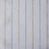 Yarn-dyed striped linen fabric in earth and sky tones, perfect for creating elegant and comfortable apparel.