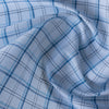 Skyline Plaid Linen Blend Fabric