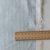 Pastel Mint Stripes 100% Linen Fabric