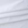 Pristine White Giza Cotton Blend Fabric