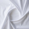 Pristine White Giza Cotton Blend Fabric - Silky, Lightweight Finish