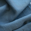 Lake Blue 100% Linen Fabric - Extra Wide, Pre-Washed, 165 GSM