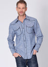 McCall's Sewing Pattern M7980 for versatile misses’ and men’s shirts with timeless designs.