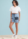 Unisex pull-on shorts made using Simplicity Sewing Pattern S9795