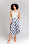 Wattle Skirt Sewing Pattern - Bias Cut Midi Length Skirt, Pleated Skirt, Gathered Skirt, and Bias Cut Skirt