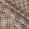 Earthy Tone Check Giza Cotton Blend Fabric with Tiny Gingham Style Checks