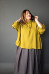 Ellsworth Sewing Pattern - Oversized Boxy Shirt with Dropped-Back Hem and Half Placket