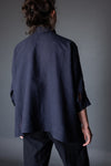 Ellsworth Sewing Pattern - Oversized Boxy Shirt with Dropped-Back Hem and Half Placket