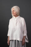 Ellsworth Sewing Pattern - Oversized Boxy Shirt with Dropped-Back Hem and Half Placket