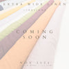 Extra-Wide 100% Linen Fabric – 17 Variants for DIY Projects Coming Soon!