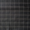 Grid-Patterned Black Giza Cotton Blend Fabric with Pinstriped Grid Design