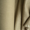 Pale green Barrett-textured 100% linen fabric with medium to heavy weight, ideal for garments and home textiles.