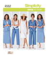 Simplicity Sewing Pattern for Misses' & Plus Sizes, multi-design sportswear for linen fabrics