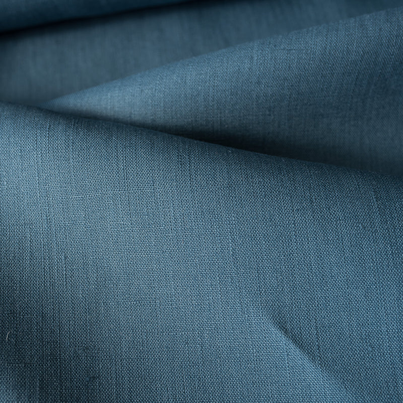 Steel Blue 100% Linen Fabric | Luxurious & Versatile – de Linum