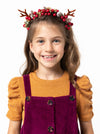 Style Arc’s Zoe Kids Pinafore pattern with button-through front and adjustable shoulder straps.