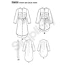 Mimi G Misses'/Miss Petite Shirtdress Sewing Pattern